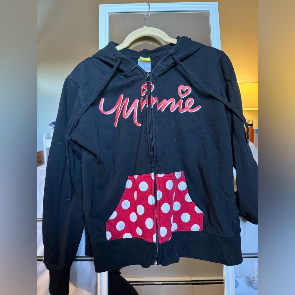 Disney Minnie zipper sweatshirt